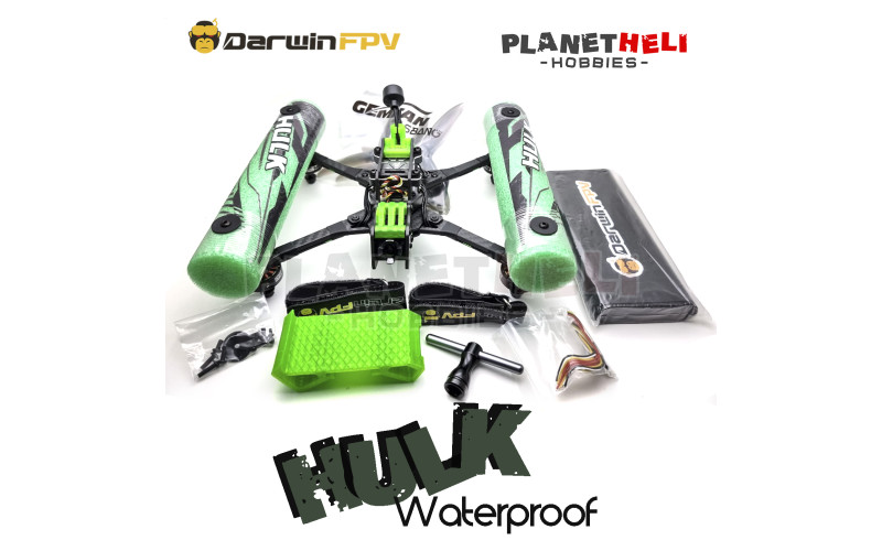 Drone Sinematik Tahan Air HULK FPV DarwinFPV Racing 6S Analog - Hijau